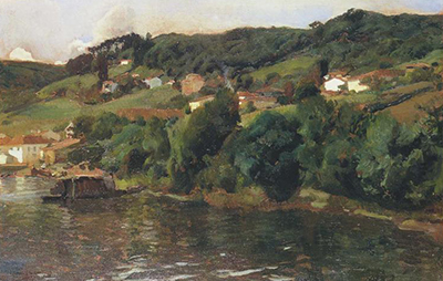 Asturian Landscape Joaquin Sorolla